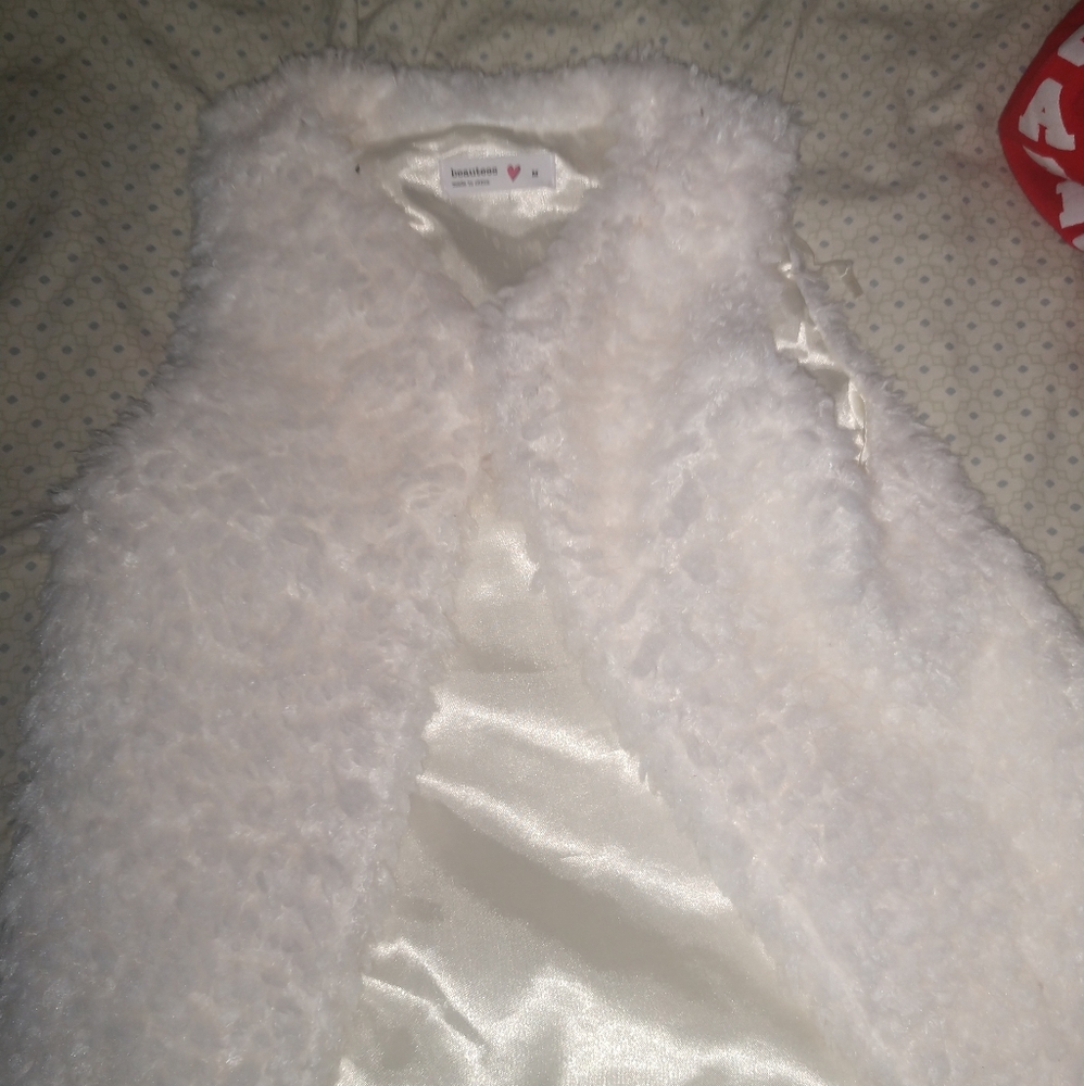 White cardigan